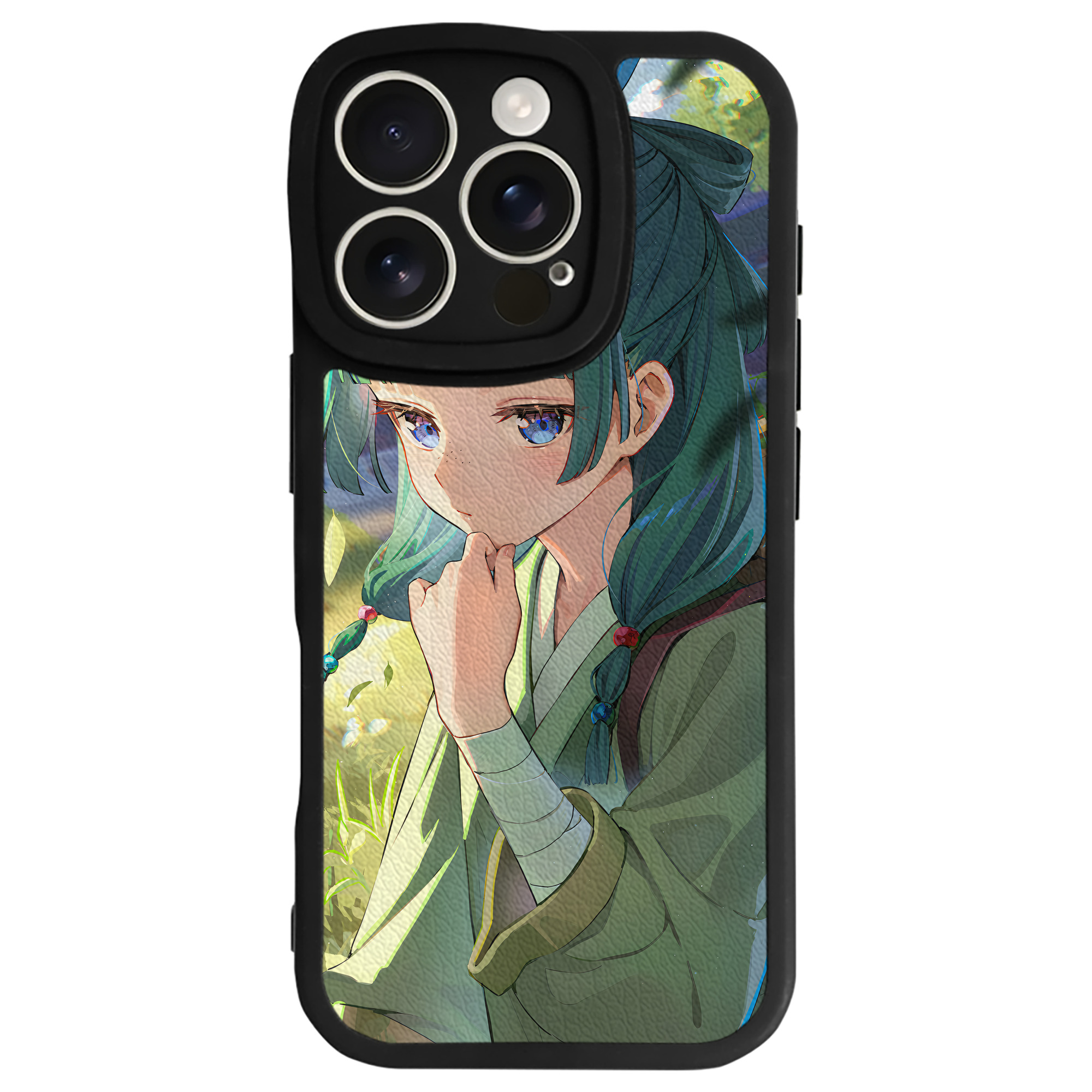 （画像用） 薬屋のひとりごと The Apothecary Diaries 【iPhone 16シリーズ対応】シリコンスマホケース（レザー調） 材質：シリコン
